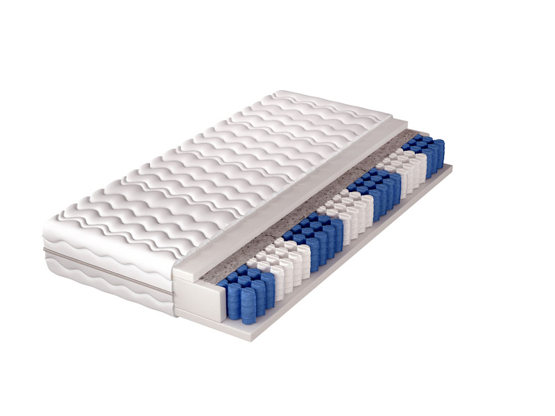 Hypoalergení matrace MONTANA 80X200 cm - 7 zon tvrdosti výška 18 cm