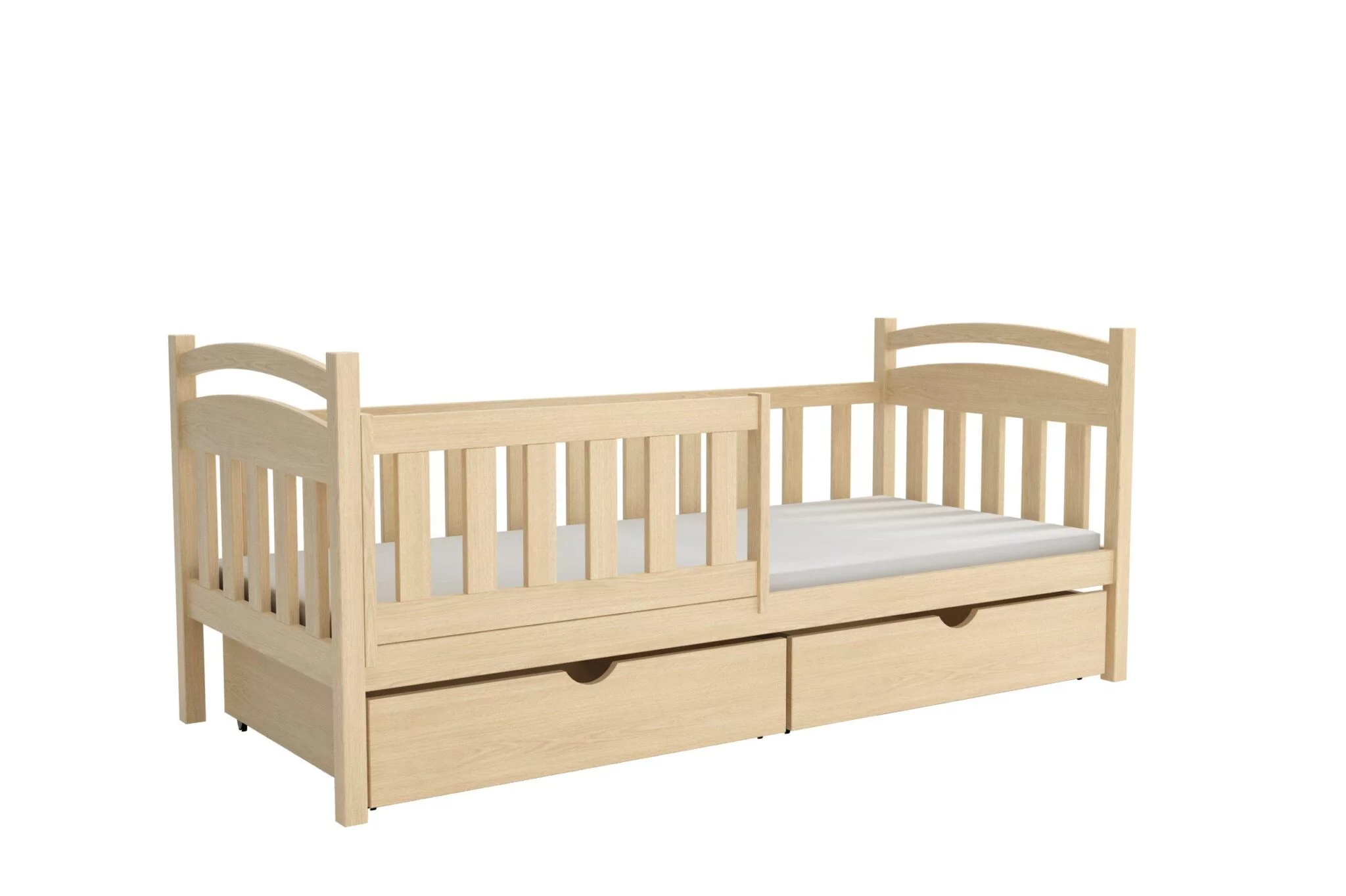 Postel WOOD 014 borovice masiv 80x180 cm