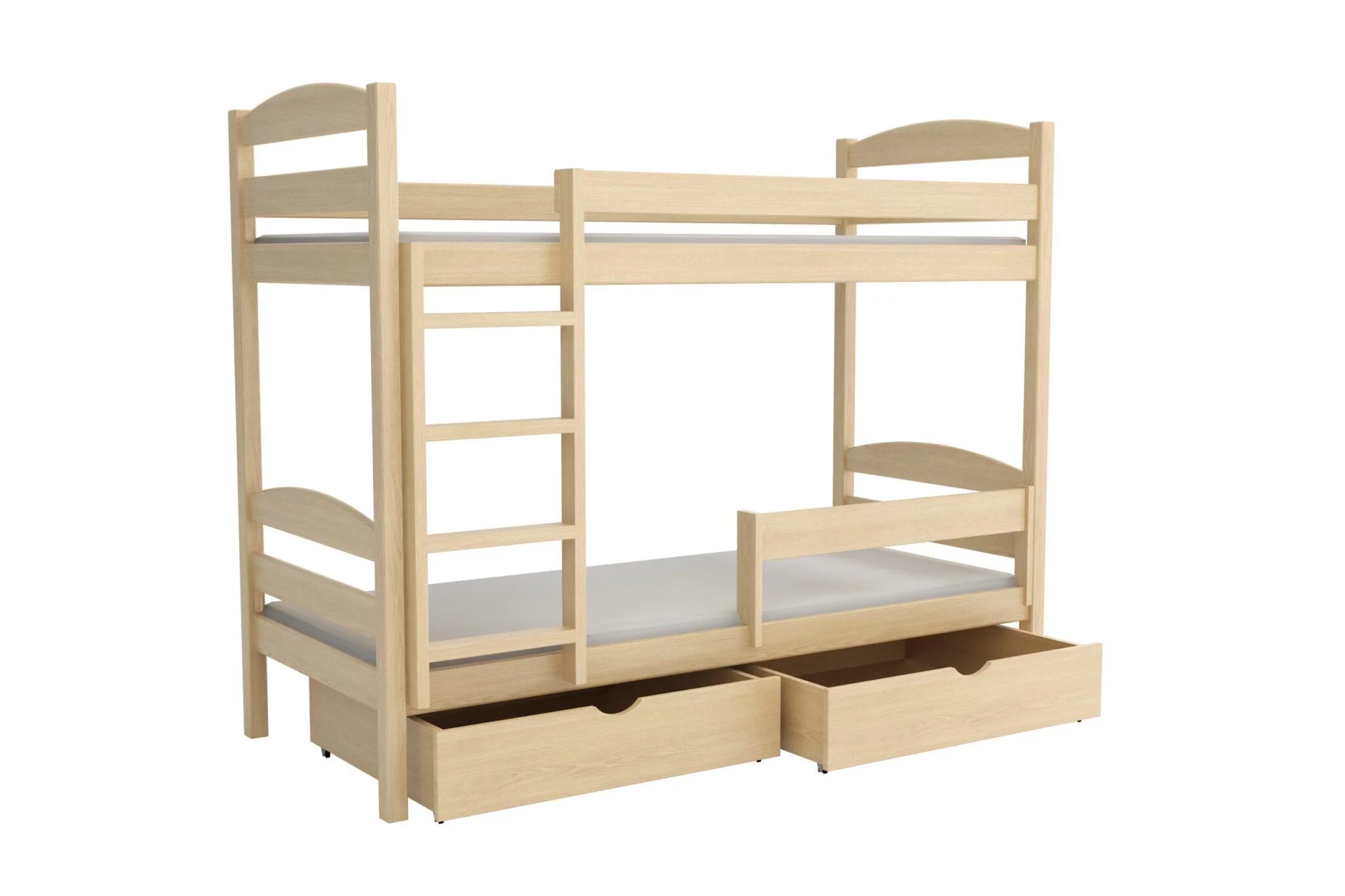 Patrová postel WOOD 004 80x180 cm borovice masiv