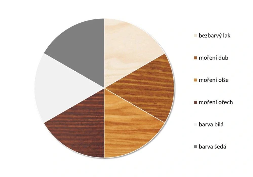 Dřevěná manželská postel MD 18 160x200 cm borovice masiv 